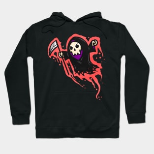 Cute Chibi Kawaii Reaper Flying Halloween Hoodie